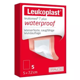 LEUKOPLAST leukomeeritud T plus steriilne 5x7,2 cm, 5 tk