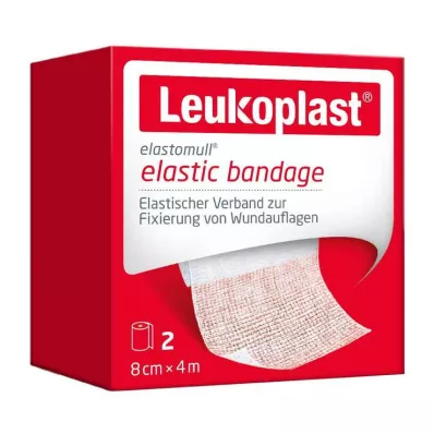 LEUKOPLAST Elastomull Fixierb.elast.8 cmx4 m, 2 tk