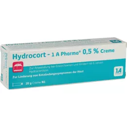 HYDROCORT-1A Pharma 0,5% kreem, 20 g