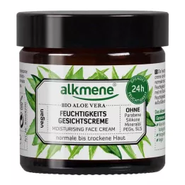 ALKMENE Niisutav näokreem orgaaniline aloe vera, 50 ml