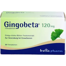 GINGOBETA 120 mg kilega kaetud tabletid, 50 tk