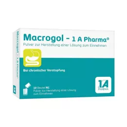 MACROGOL-1A Pharma Plv.z.Her.e.Lsg.z.Einnehmen, 10 tk
