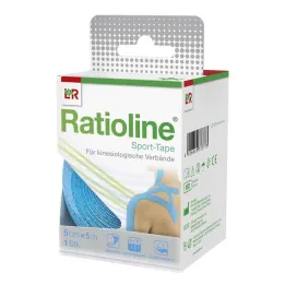 Ratioline sporditeip 5 cmx5 m türkiissinine, 1 tk