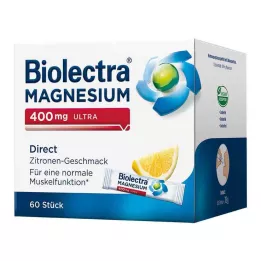 BIOLECTRA Magneesium 400 mg ultra Direct Lemon, 60 tk