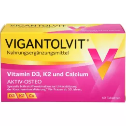 Vigantivit D3-vitamiin K2 kaltsiumkile tabletid, 60 tk
