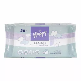 BELLA Happy Baby niisked salvrätikud, tundlikud, kl. Klickv., 56 tk