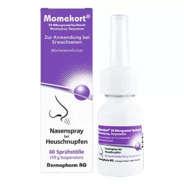 MOMEKORT 50 μg/sprei ninasprei suspensioon 60 täiskasvanut, 10 g