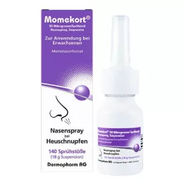 MOMEKORT 50 μg/sprei ninasprei suspensioon 140 täiskasvanut, 18 g