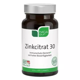 NICAPUR Tsinktsitraat 30 kapslit, 60 tk