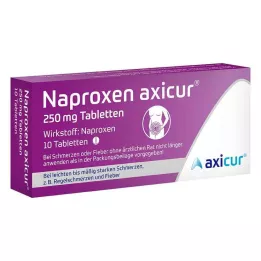 NAPROXEN axicur 250 mg tabletid, 10 tk