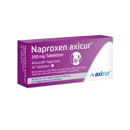 NAPROXEN axicur 250 mg tabletid, 30 tk