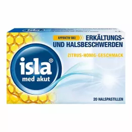 ISLA MED ägeda tsitruselise mee pastillid, 20 tk