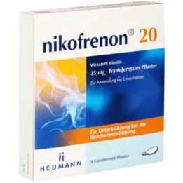 NIKOFRENON 20 Heumanni transdermaalne kõnnitee, 14 tk