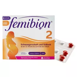 FEMIBION 2 Rasedus + imetamine ilma joodita Kpg., 2X60 St