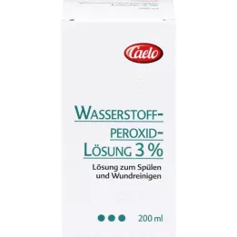 WASSERSTOFFPEROXID 3% caelo lsg.standard lubatud, 200 ml