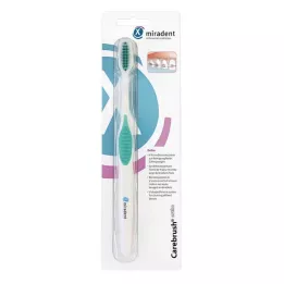 MIRADENT Carbrush orto hambahari valge/roheline, 1 tk