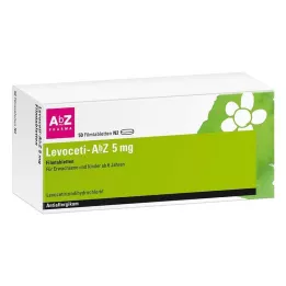 LEVOCETI-AbZ 5 mg õhukese polümeerikattega tabletid, 50 tk