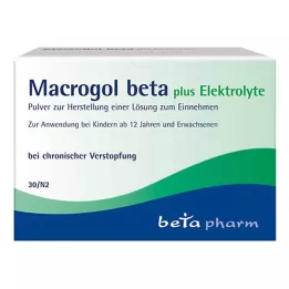 MACROGOL beeta pluss elektrolüütide pulber suukaudseks manustamiseks, 30 tk