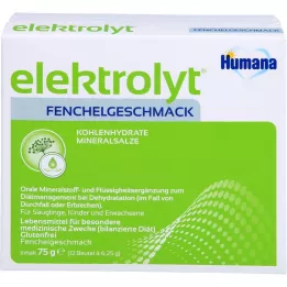 HUMANA Elektrolüüdi apteegitillipulbri kokkupandav karp, 75 g