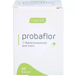 NUPURE probaflor probiootikumid soolestiku taastamiseks kapslid., 60 tk