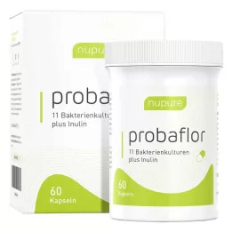 NUPURE probaflor probiootikumid soolestiku taastamiseks kapslid., 60 tk