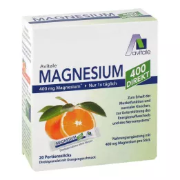 MAGNESIUM 400 otsest oranži portsjonitikku, 20X2,1 g