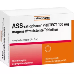 ASS-ratiopharm PROTECT 100 mg gastroresistentsed tabletid, 100 tk