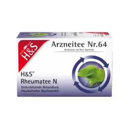 H&amp;S Rheumatee N filtrikotid, 20X2,0 g
