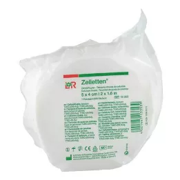 ZELLETTEN Tampoonid 4x5 cm vähendatud idudega rull, 500 tk