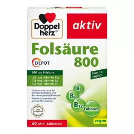 DOPPELHERZ Foolhape 800 Depo tabletid, 60 tk