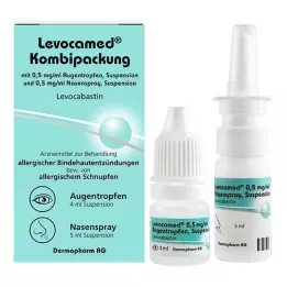 LEVOCAMED Combi 0,5 mg/ml AT + 0,5 mg/ml ninasprei, 1 tk