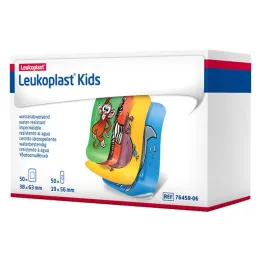 Leukoplast laste ribad 38x63mm / 19x56mm 50 tk, igaüks 100 tk