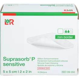 SUPRASORB P-tundlik PU-Schaumv.mittebor.5x5cm, 10 tk