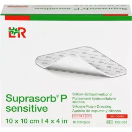 SUPRASORB P-tundlik PU-Schaumv.mittebor.10x10cm, 10 tk