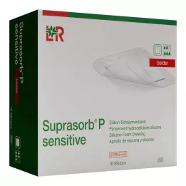 SUPRASORB P-tundlik PU-Poroloonist ääris 5x5cm, 10 tk