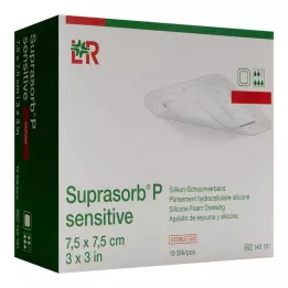 SUPRASORB P-tundlik PU-Schaumv.bor.lite 7,5x7,5, 10 tk