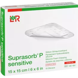 SUPRASORB P tundlik PU-Schaumv.bor.Lite 15x15cm, 10 tk