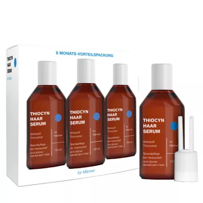 THIOCYN Juukse seerumi mehed 6 Kuu eelispakkimine, 3x150 ml THIOCYN Juukse seerumi mehed 6 Kuu eelispakkimine, 3x150 ml