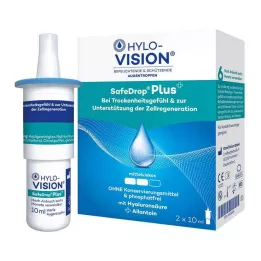 HYLO-VISION SafeDrop Plus silmatilgad, 2X10 ml