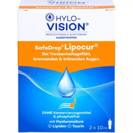 HYLO-VISION Safedrop lipocuri silmatilgad, 2x10 ml
