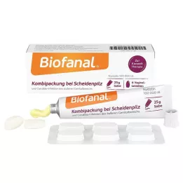 BIOFANAL Kombineeritud pakend vaginaalsete pärmseente infektsioonide jaoks Vagtab.+salv, 1 P