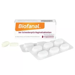 BIOFANAL vaginaalsete pärmseente infektsioonide korral 100 000 RÜ vaginaalsed tabletid, 12 tk