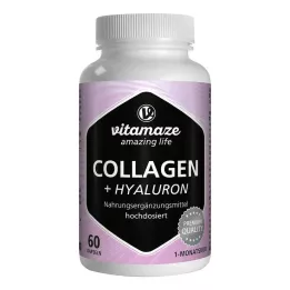 COLLAGEN 300 mg+Hyaluron 100 mg suurtes annustes kapslid, 60 tk