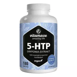 5-HTP 200 mg Griffonia ekstrakti suurtes annustes vegan kapslit, 180 tk