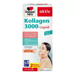 DOPPELHERZ Kollageeni 3000 vedelad pulgad, 14 tk