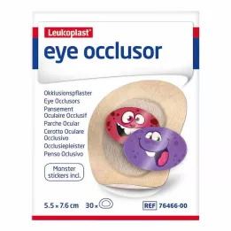 LEUKOPLAST silma oklusor 5,5 cmx7,6 cm, 30 tk