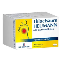 Tiokthape Heumann 600 mg õhukese polümeerikattega tabletid (100 tk)