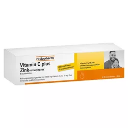 VITAMIN C PLUS Tsinkratiopharm kihisevad tabletid, 20 tk