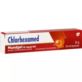 CHLORHEXAMED Mundgel 10 mg/g geel, 9 g
