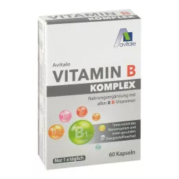 B-vitamiinikompleksi kapslid, 60 tk
